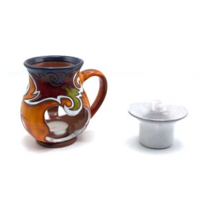Aromalampe-aus-Keramik-Set