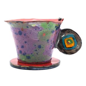 dekorative-Keramik-Tasse