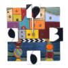 Keramik Wanduhr Hundertwasser