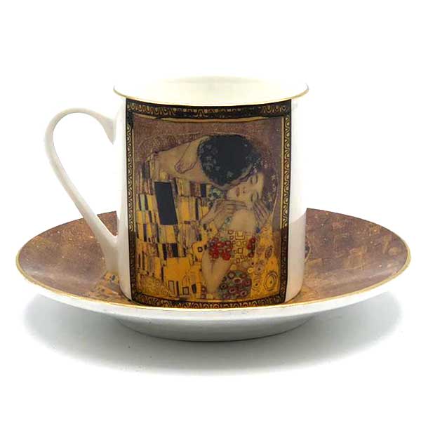 Gustav Klimt Espresso Tasse aus Porzellan