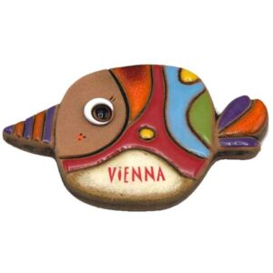 Deko-Wandmagent-Schnabelfisch-Hundertwasser