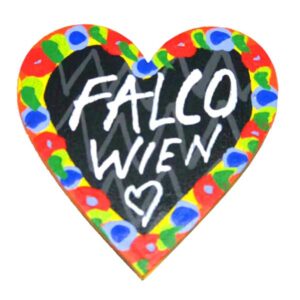 Dekomagnet mit Motiv Herz Falco Wien