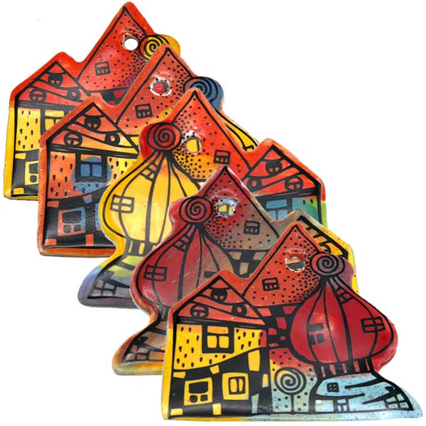 Wanddeko-Keramik-colorful-Houses