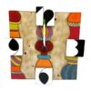 Hundertwasser Keramik Wanduhr
