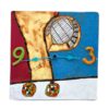 Hundertwasser Keramik Uhr