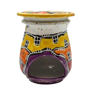 Hundertwasser-Aromatherapie-Lampe-Keramik