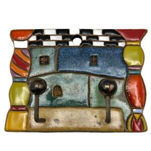 Keramik-Garderobe-Hundertwasser