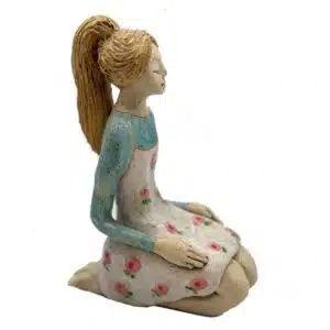 Keramik Yoga Dame Kundalini