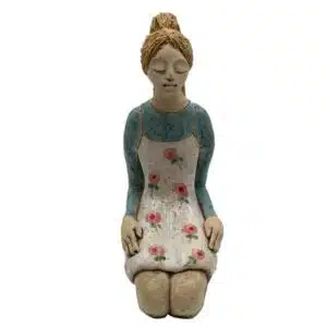 Keramik-figur-Yoga-Dame-Kundalini